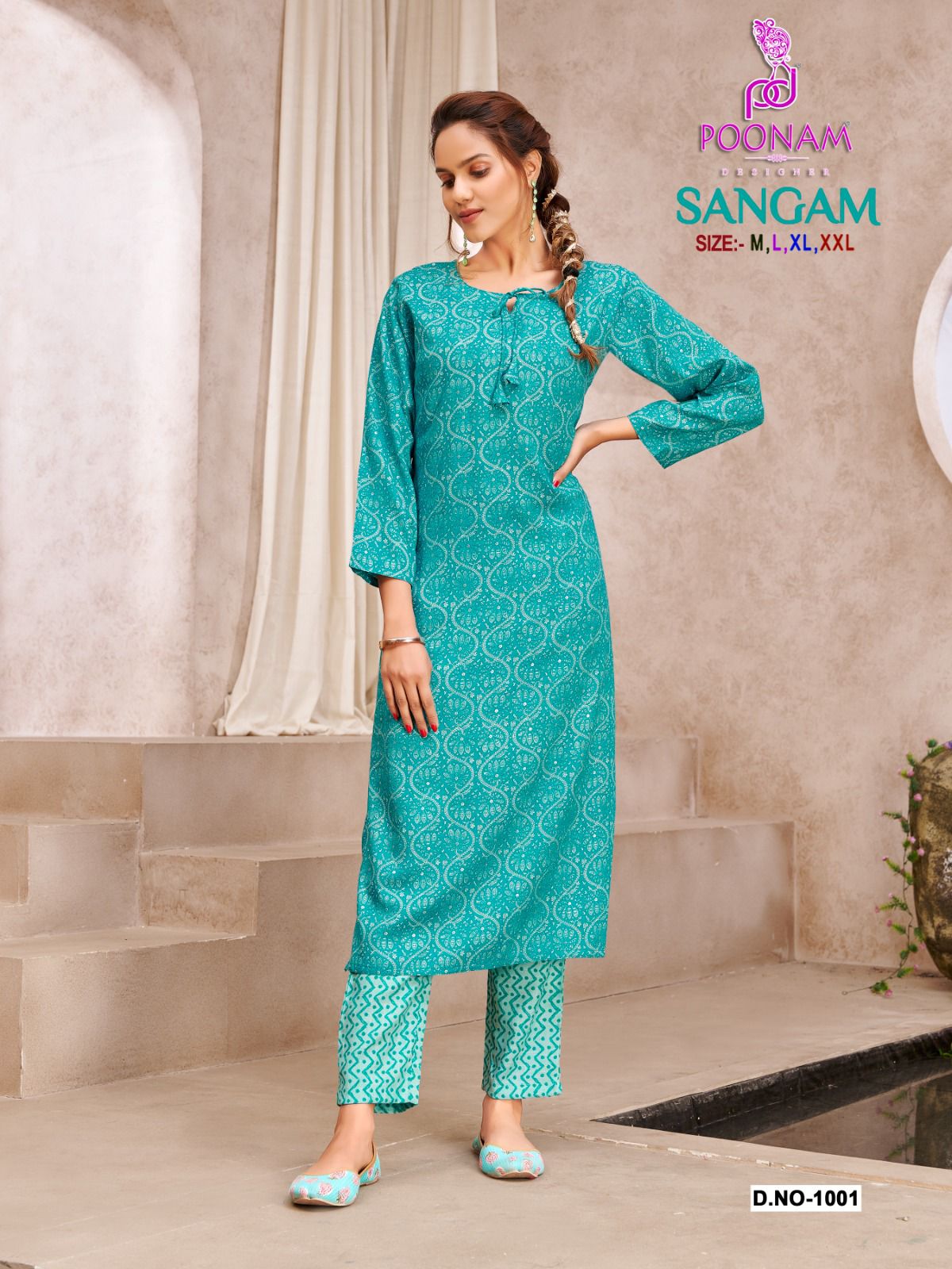 Poonam Sangam Regular Wear Wholesale Kurti With Bottom Catalog